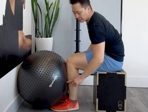 ऑफिस में 'एक्टिव सिटिंग' (Active Sitting) के लिए स्विस बॉल (Swiss Ball) का इस्तेमाल