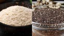 चिया सीड्स और इसबगोल (Psyllium Husk) से गट हेल्थ और वजन नियंत्रण के फायदे