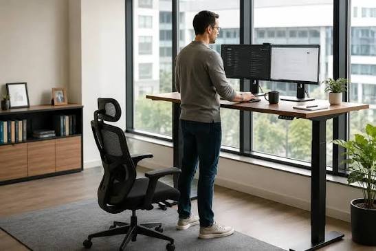 स्टैंडिंग डेस्क (Standing desk) बनाम सिटिंग डेस्क: क्या बेहतर है?