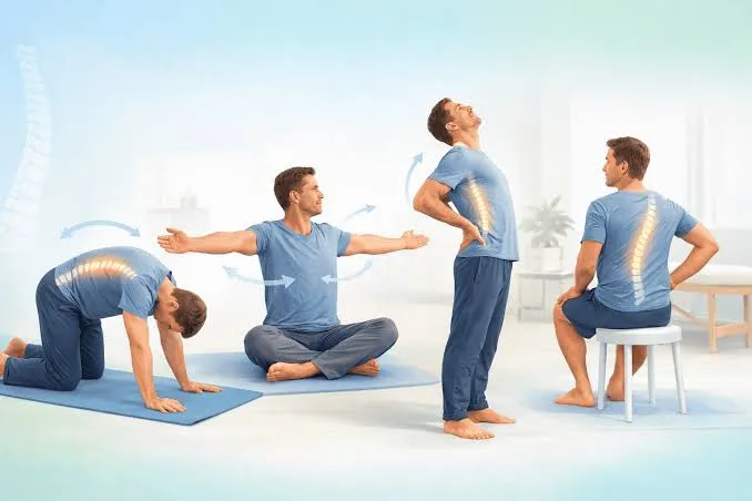एंकिलोसिंग स्पॉन्डिलाइटिस में छाती के फैलाव (Chest Expansion) को बनाए रखने के व्यायाम