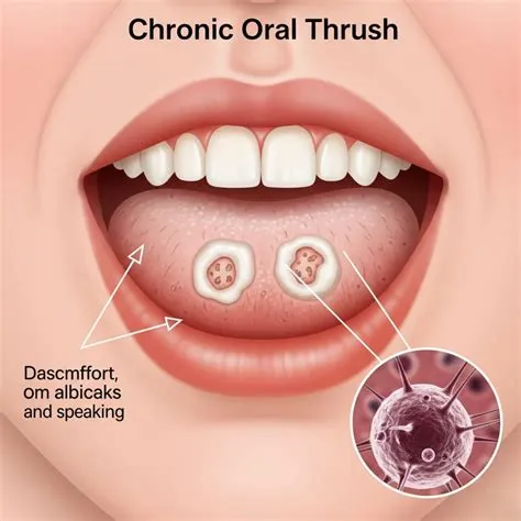 ओरल थ्रश (Oral Thrush - मुंह का फंगल संक्रमण)