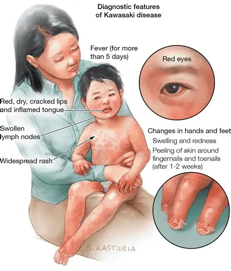 कावासाकी रोग (Kawasaki Disease - रक्त वाहिकाओं की सूजन)