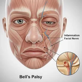 बेल्स पाल्सी (Bells Palsy -चेहरे का लकवा)
