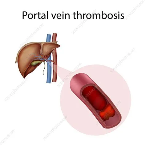 पोर्टल वेन थ्रोम्बोसिस (Portal Vein Thrombosis - लिवर की नस में थक्का)