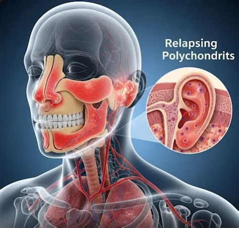 रिलैप्सिंग पॉलीकॉन्ड्राइटिस (Relapsing Polychondritis - कार्टिलेज की सूजन)