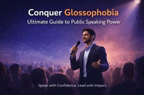 ग्लॉसफोबिया (Glossophobia - पब्लिक स्पीकिंग या मंच का डर)